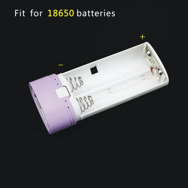 Evewher 18650 lion Batery 2 слота зарядное устройство коробка с светодиодный светильник power