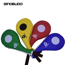 Тхэквондо ручная фокусировка Mitt мишень боксерская тренировка спарринг каратэ борьба с ногами для детей красный синий желтый зеленый