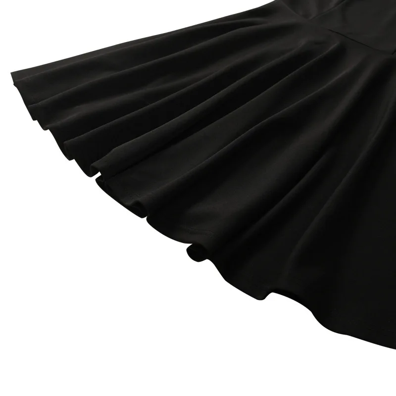 JIEZuoFang готические платья женские черные уличные панковские на молнии летние консервативный стиль для девочек Стильные готические плиссированные повседневные платья-рубашки