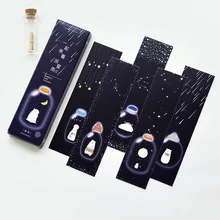 1 шт. образные закладки вместе, чтобы увидеть метеоритный душ творческое искусство иллюстрация целебная система 30 в