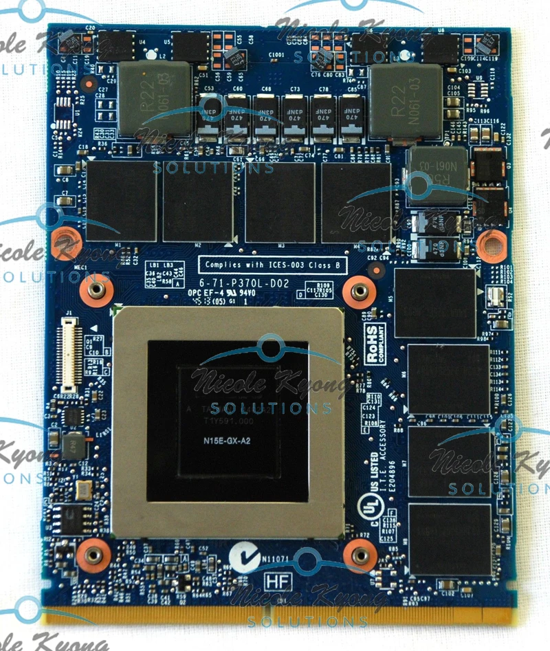 Видеокарта VGA GTX880M GTX 880M 8 ГБ GDDR5 для Clevo P151SM P150SM P170SM P177SM|card card|card 8gbcard video |