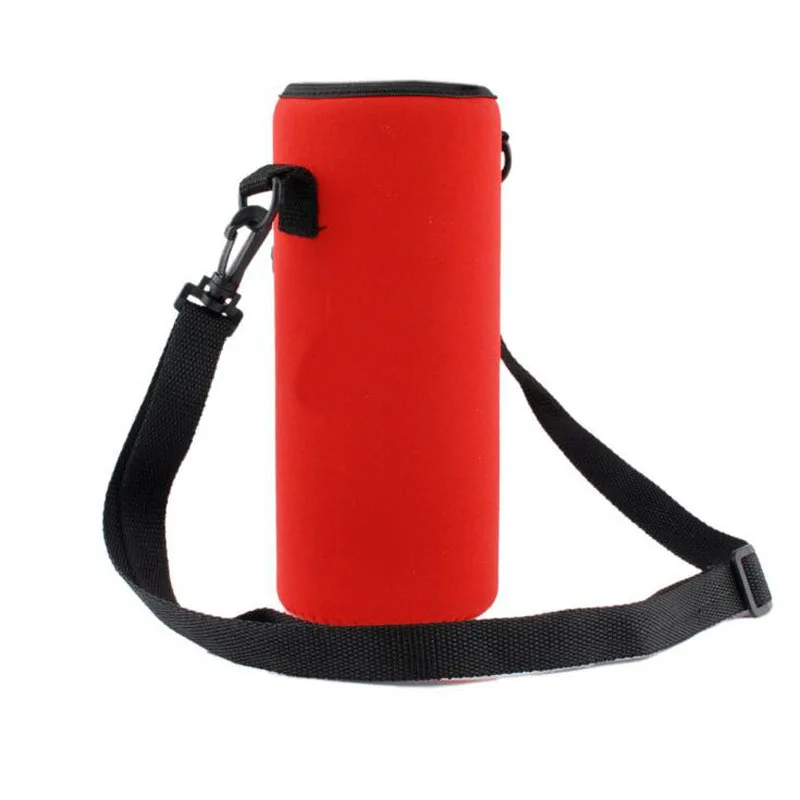 Flash Deal 1000ML Water Bottle Cover Bag Pouch Water Bottle Carrier Insulated Bag Pouch Holder Shoulder Strap Bicycle Riding Accessories 5