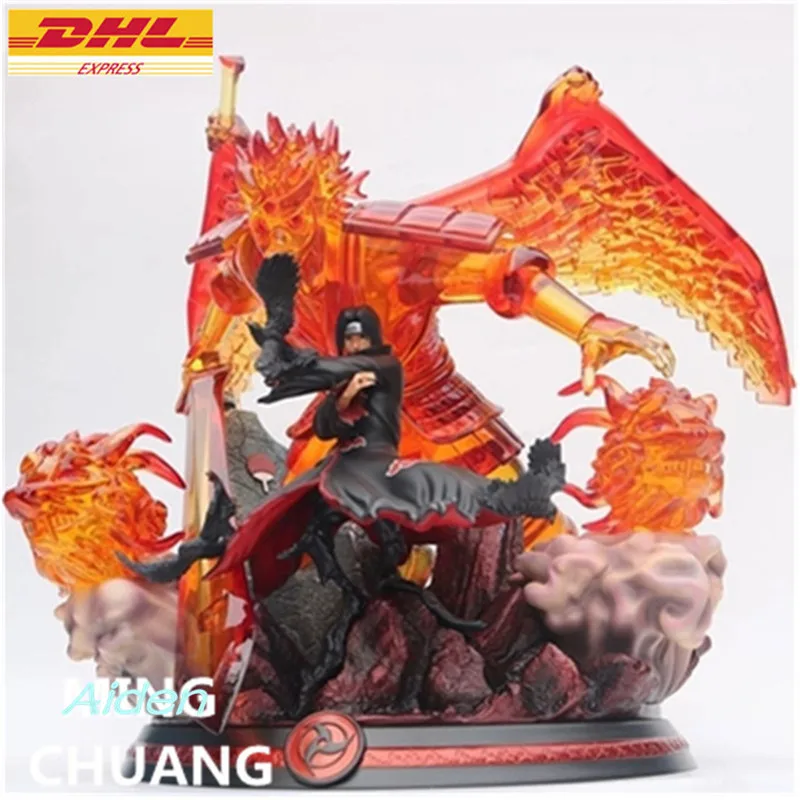 

24" Statue NARUTO Bust Akatsuki Full-Length Portrait Uchiha Itachi Susanoo GK Action Figure Collectible Model Toy BOX 62CM Z1111