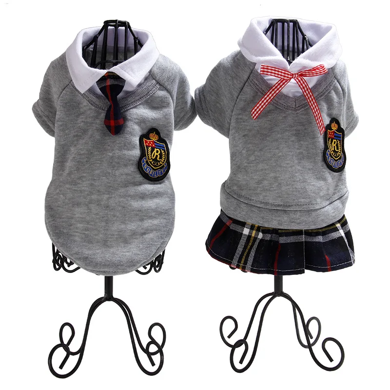 

Puppy Clothes Winter Small Dog Costume Cat Chihuahua Yorkshire Dog Dress Hoodie Boy and Girl Pet Clothing Schnauzer Apparel