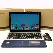 Free Shipment 15 inch gaming font b laptop b font notebook computer Wtih DVD 8GB DDR3