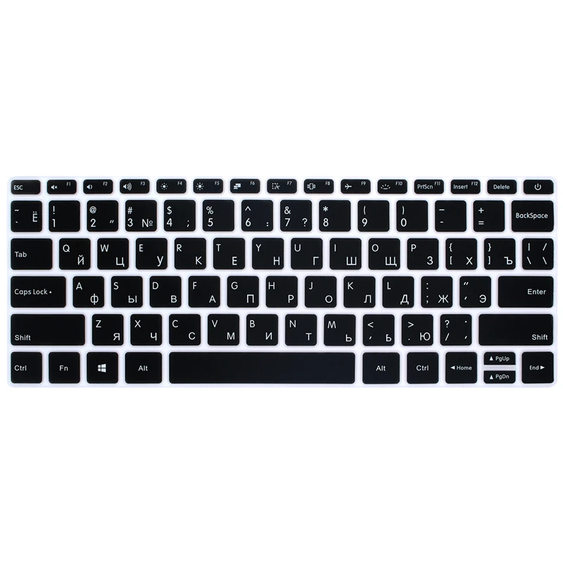 Spanish/Russian Silicone Keyboard Cover for Xiaomi Mi Notebook Air 12.5 13.3 Pro 15.6 Sticker Protector Guard Protective Film