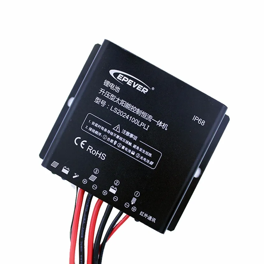 

EPSOLAR LS2024100LPLI 20A 12V 24V Solar charger controller timer IP67 Waterproof lithium battery