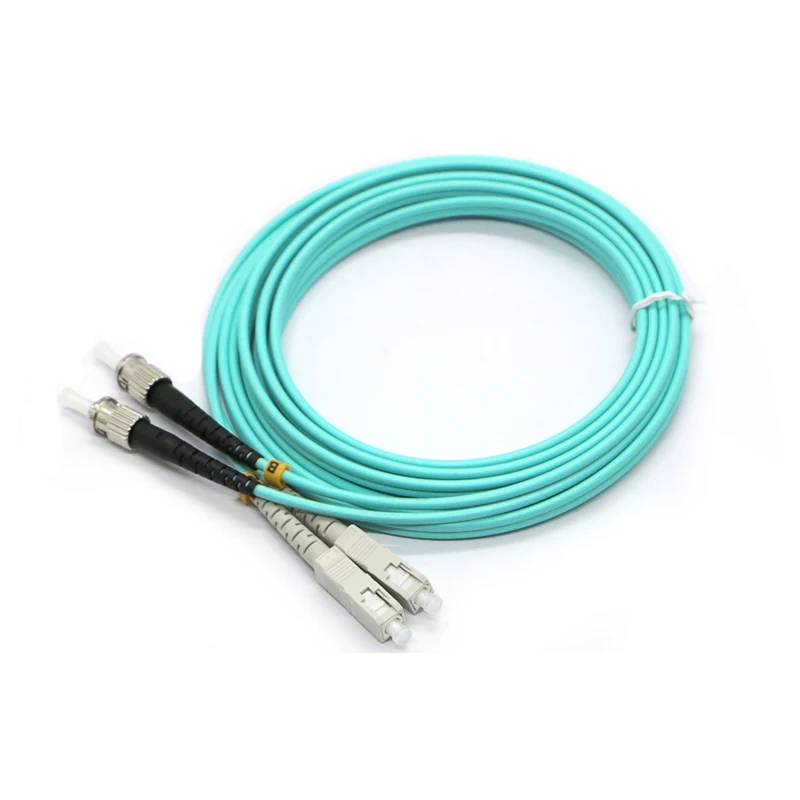 

ZHWCOMM 10PCS 3M SC-ST Multimode Duplex Fiber Optic Patch Cord OM3 fiber optic patch cable FTTH 10g Optical fiber jumper