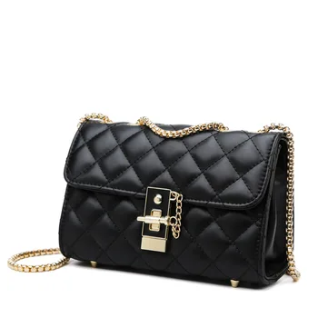 

2020 Brand Luxury Women Chains Messenger Bags Black Color Gradient Bolsa Feminina Mini Small Shoulder Bag Crossbody Clutch Purse