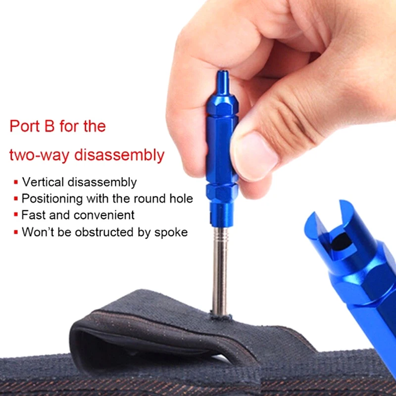 Aluminum Core Cap Bicycle Valve Removal ToolAlloy Bike Repair