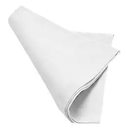 12 шт 45*45 см Dobule сшитый край полиэстер белая/черная салфетка для стола для украшения свадебной вечеринки - Цвет: White