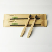 2 шт. детский черный бамбуковый уголь зубная щетка новинка бамбуковая мягкая щетина Capitellum бамбуковое волокно деревянная ручка