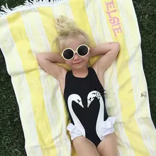 Bosudhsou H-15; купальный костюм для новорожденных; детская одежда для ребенка летние бикини для девочек; детские купальные костюмы Одна деталь детский купальник "Лебедь" Костюмы