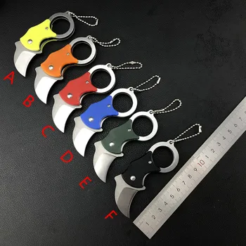 

Pocket Folding Karambit Knife Stone Washing 44C Blade G10 Handle Campping Tactical Hunting Survival Knives EDC Multi hand Tools