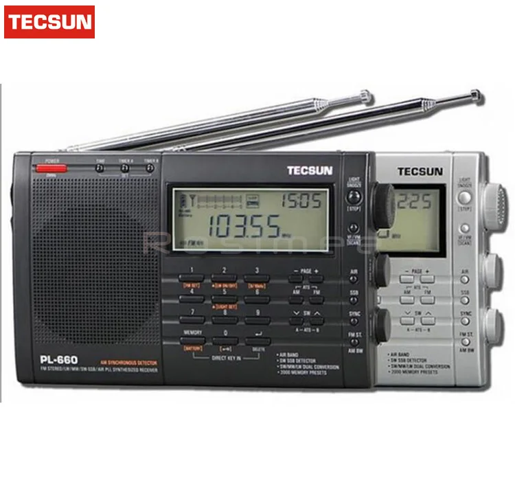 TECSUN PL-660 радио PLL SSB VHF радиоприемник FM/MW/SW/LW радио многодиапазонный двойной преобразования TECSUN PL660