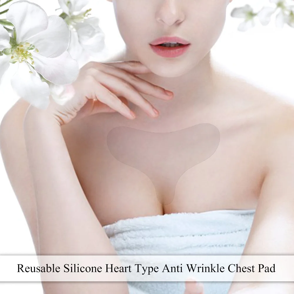 

Silicone Anti Wrinkle Chest Pad Reusable Medical Grade Silicone Invisible Chest Pad Anti-aging Eliminate And Preven