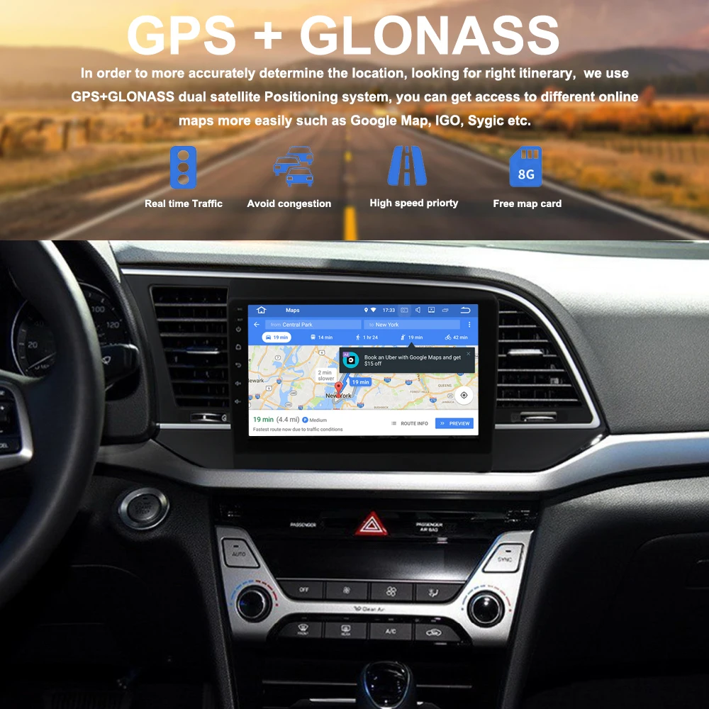 Car Gps Radio For Hyundai Elantra 2016 