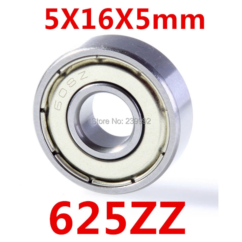 10PCS 625ZZ Ball Bearing 5165 5x16x5mm Metal Shield 625Z deep Groove Ball Bearing 10PCS 625ZZ Ball Bearing 5165 5x16x5mm Metal Shield 625Z deep Groove Ball Bearing