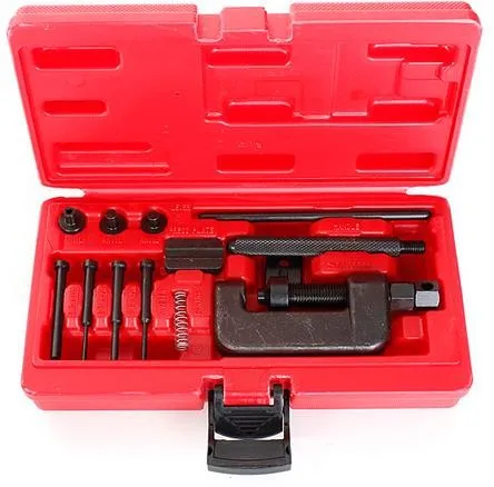 Motorcycle Chain Splitter Breaker Motorbike Riveting Tool Heavy Duty Link O-ring
