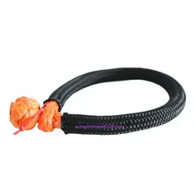 Оранжевый 10 мм* 150 мм экстремальные мягкие скобы, Синтетический канат скоба, СВМПЭ мягкая скоба, лебедка скоба