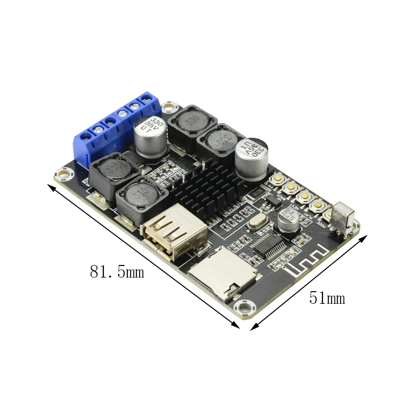 TPA3116 Bluetooth аудио цифровой усилитель доска двухканальный 2*50 вт DIY динамик усилители стерео Поддержка MP3 WMA WAV FLAC формат