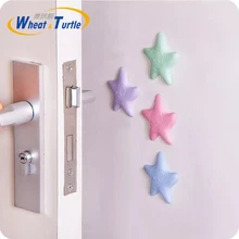 2Pcs/Lot Cute Starfish Shape Sticky Door Stopper Shockproof Crash Pad Anti-crash Safe Wall Protector Home Decoration 2Pcs/Lot Cute Starfish Shape Sticky Door Stopper Shockproof Crash Pad Anti-crash Safe Wall Protector Home Decoration