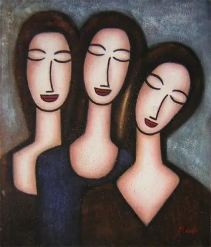 испанский художник хосе крус эррера. картина три девицы. андрей нестеренко три девицы. три девицы. три девицы молодицы.