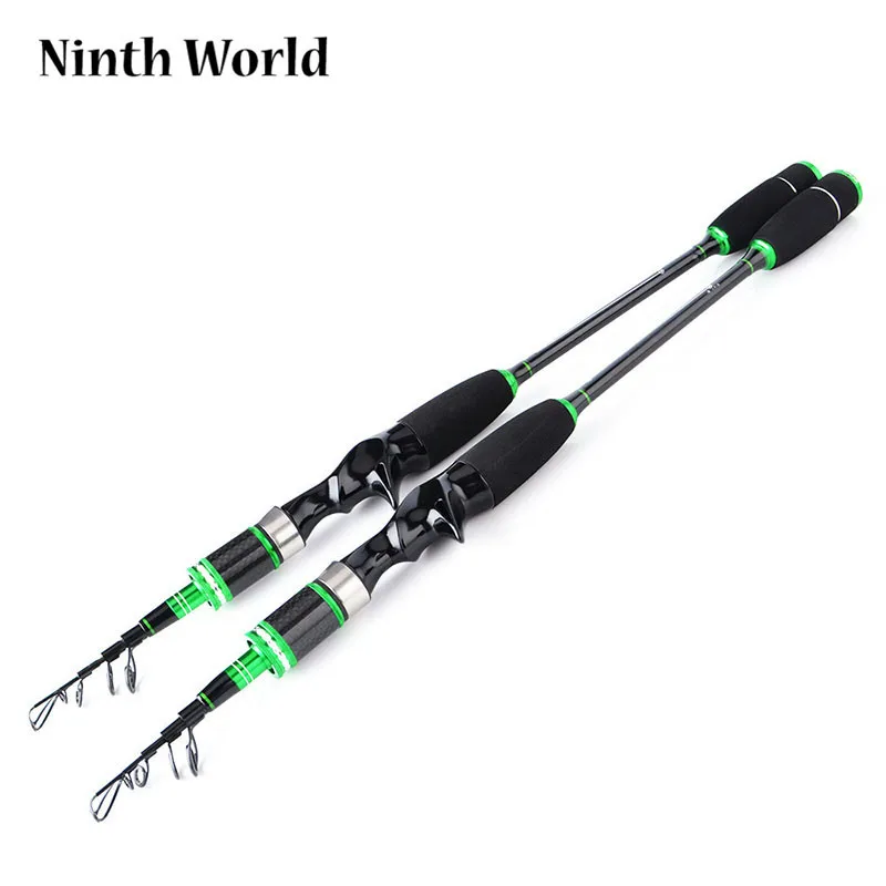 

1.8/2.1/2.4 Meters Lure Fishing Rod Carbon Spining Rod Casting Rod Ultra-light Super-hard Portable Can Be Stretched Fishing Gear