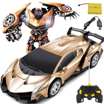 

Electric RC Car Toy Remote Control Cars Transformation Robots Deformation Car 4.8V 4CH Kids Toys Birthday Gifts NKG068