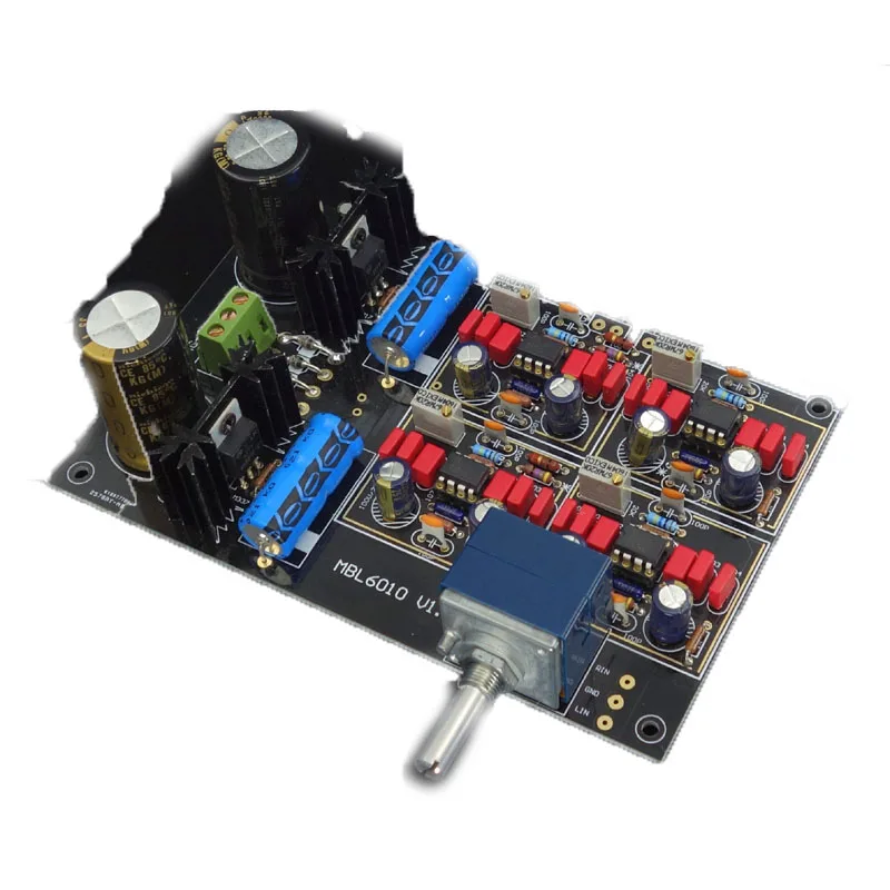 NE5534 LME49710 AD797 MBL6010D PreAmplifier Board Integration Kit Black