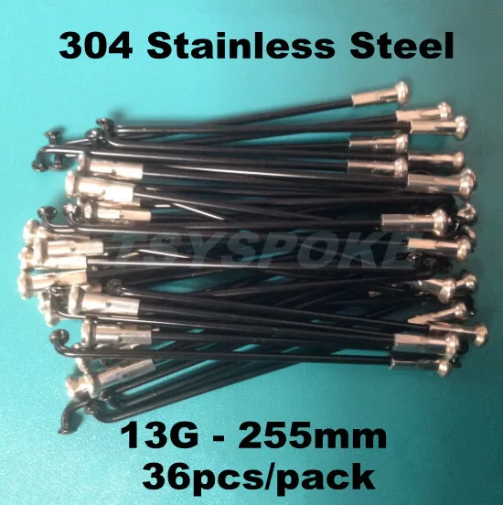 Standard J-Bend Bike Spokes And Nipples – UCP Silver 14G/2mm (12 Pack