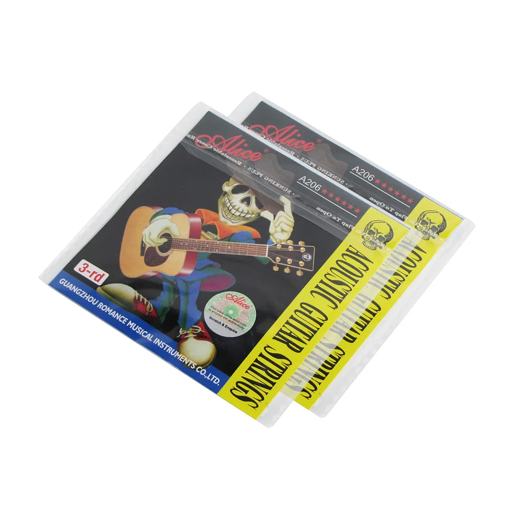 2PCS Coated Copper Alloy Wound Folk Acoustic Guitar Strings G 3rd