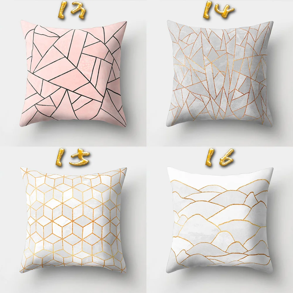 45*45cm bay pillowcases Car waist pillow case sofa pillowcase peach skin creative home office cushions without core PP32