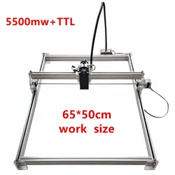 5500 МВт Мини рабочего DIY лазерной гравировки гравер для резки гравер CNCC печатать изображения из 50X65 см Марка логотип на dog tag