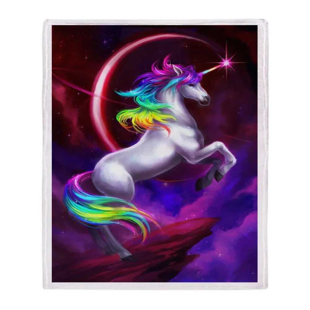 

Unicorn Dream Soft Fleece Throw Blanket Air/Sofa/Bedding Soft Winter Bedsheet