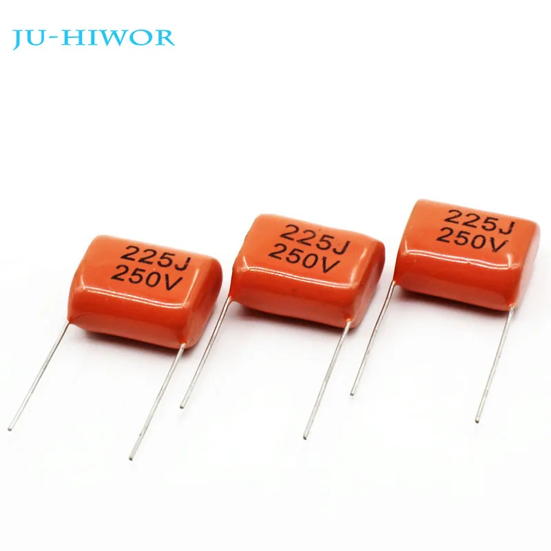 

5pcs CBB Capacitor 2.2 uF 225J 250V P20MM Tolerance 5%