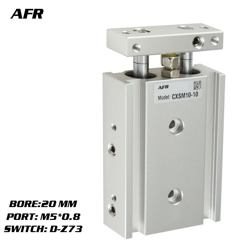 

SMC Type Dual Rod Cylinder Basic TYPE double cylinder / double shaft cylinder CXSM20-25 CXSM20-30 CXSM20-35 -Z73 -Y59A