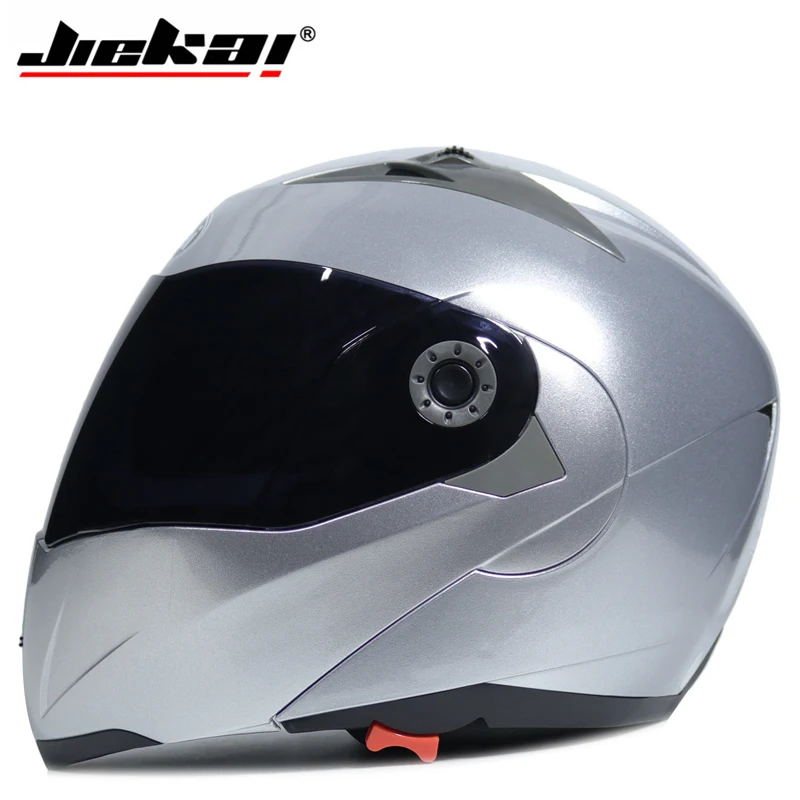 Новое поступление DOT sticker JIEKAI 105 откидной мотоциклетный шлем motocicleta casco шлемы для мотокросса гоночный шлем M L XL XXL - Цвет: c5