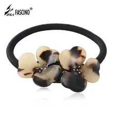 Для женщин аксессуары для волос стразы цветок ацетат повязка на голову женская прическа "хвост" модная эластичная, для волос группа Головные уборы тиара BG870007