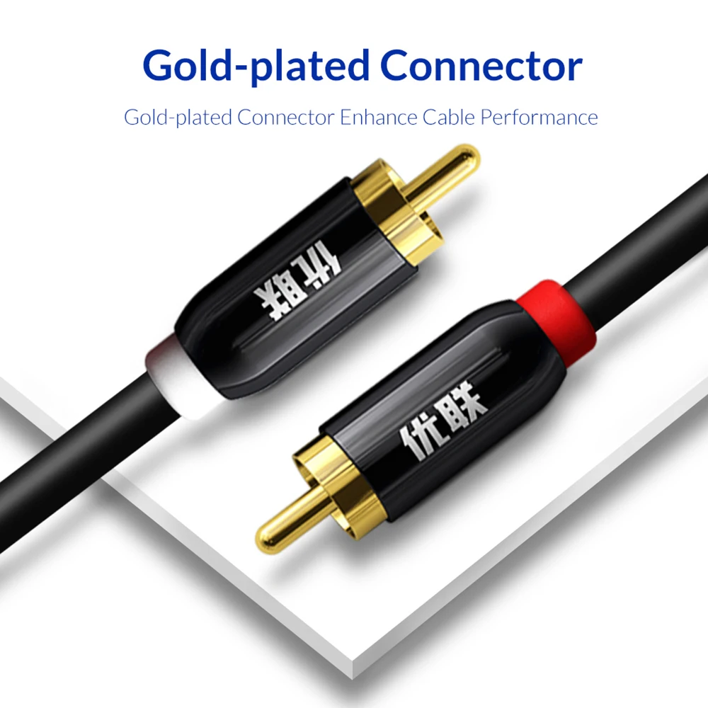Unnlink HIFI 2RCA to 2 RCA RCA Cable OFC AV Audio Cable 1m 2m 3m 5m 8m 10m For TV DVD Amplifier Subwoofer Soundbar Speaker Wire Unnlink HIFI 2RCA to 2 RCA RCA Cable OFC AV Audio Cable 1m 2m 3m 5m 8m 10m For TV DVD Amplifier Subwoofer Soundbar Speaker Wire
