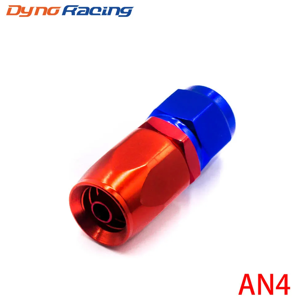 AN4 Fitting AN 04 Aluminum Fittings 0 Degree Oil/Fuel/Swivel hose fittings(Swivel Hose End