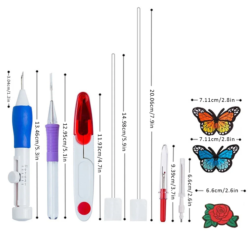 136 шт. набор игл для вышивания, цветная линия для вышивания, вышивальная ручка с иглой, набор инструментов, Игла DIY и набор ниток