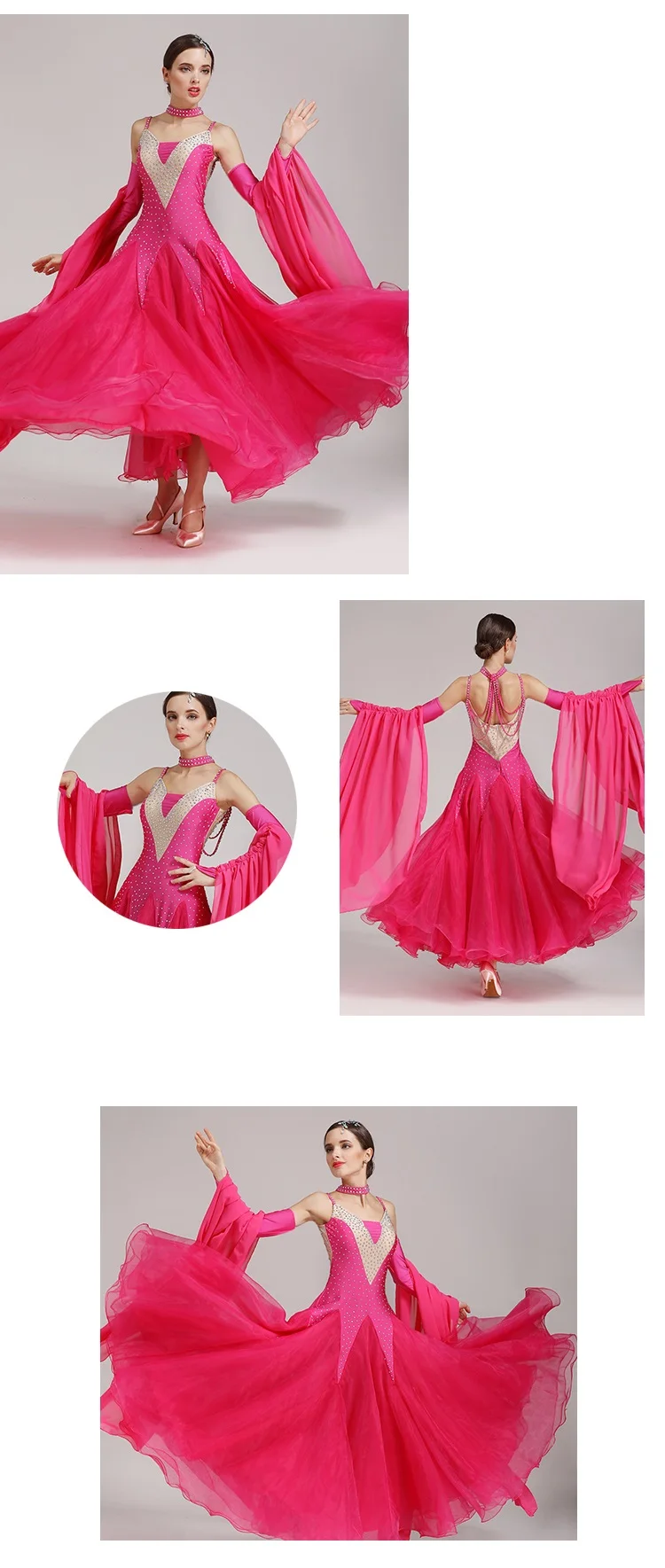 High Quality ballroom dance competition dresses