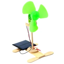 

DIY Solar Powered Electric Fans Model Assembly Kits Energy Conversion Science Educational Toy