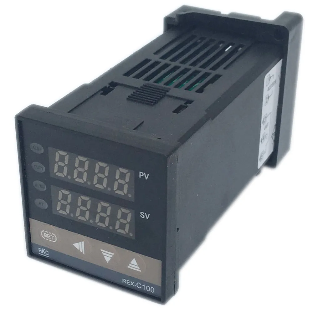 Новинка. Цифровой PID регулятор температуры-термостат. REX-C100+ Max.40A SSR реле+ Термопара. Отличное качество