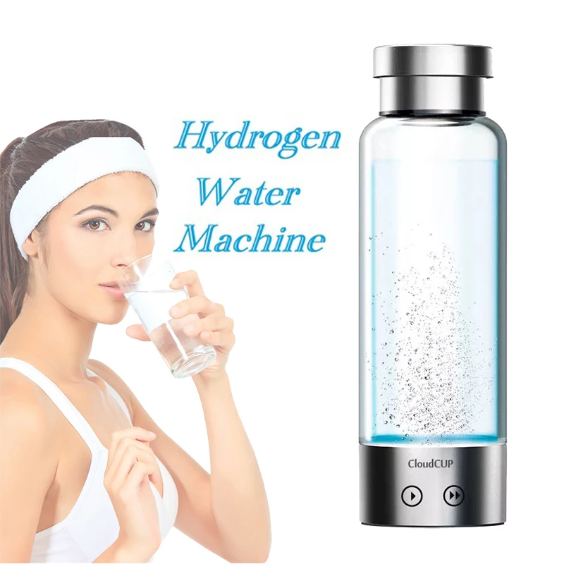 Rechargeable Portable Hydrogen Water Generator 480ml hydrogenrich water