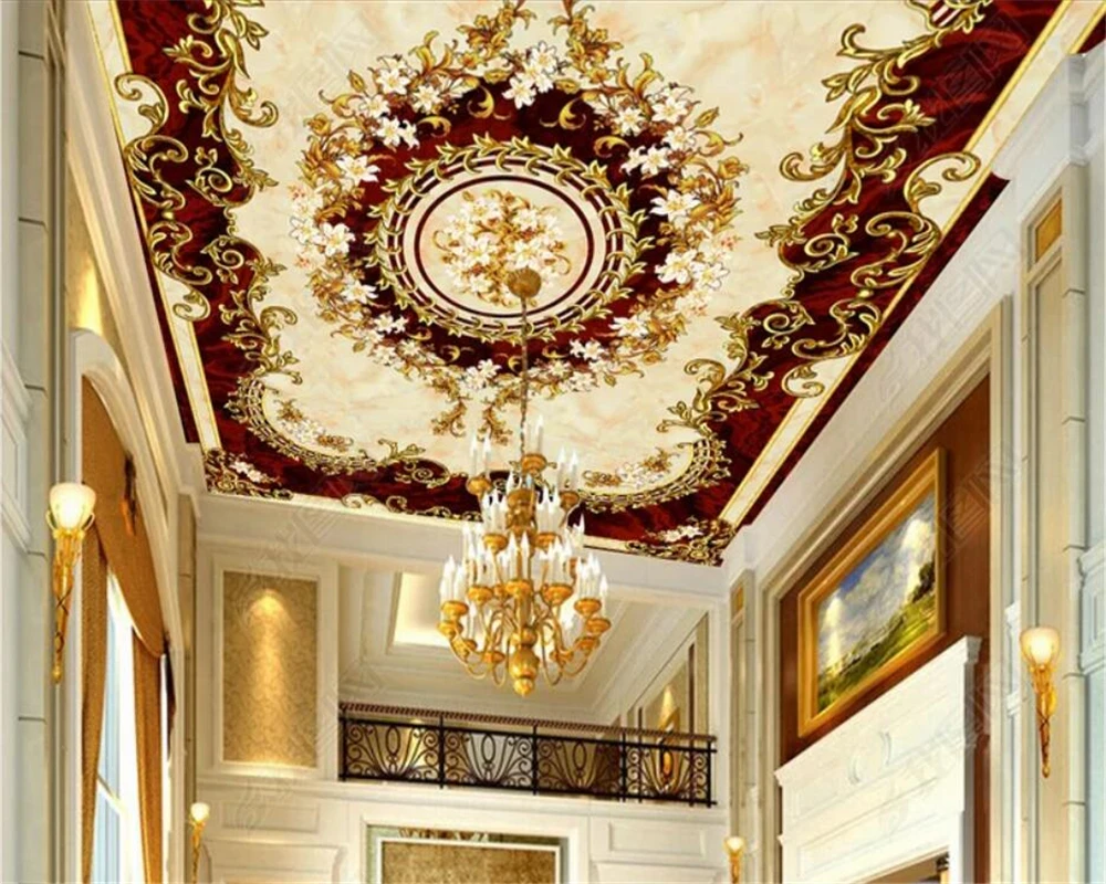 European style carpet non-slip waterproof self-adhesive bedroom 3D floor tiles Custom home bathroom 3D wallpaper Beibehang European style carpet non-slip waterproof self-adhesive bedroom 3D floor tiles Custom home bathroom 3D wallpaper Beibehang