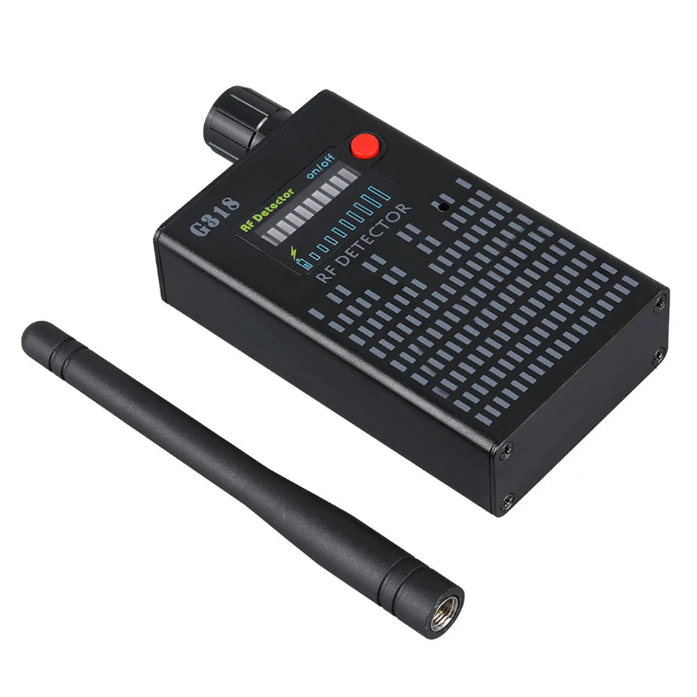 

G318 Multi-Function Wireless Camera Lens Signal Detector Anti-eavesdrop Radio Wave Signal Detector;
