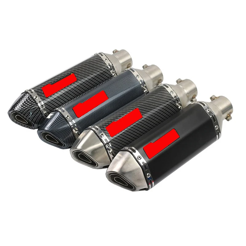 

Universal 38-51mm Exhaust Muffler Pipe With Detachable DB Killer For Motorcycle Carbon Fiber Silencer