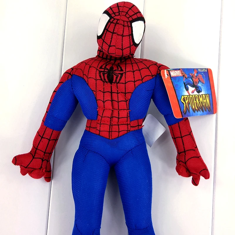 30 см супергерой Человек-паук плюшевая игрушка Человек-паук Питер Паркер Человек-паук Мягкая кукла с биркой